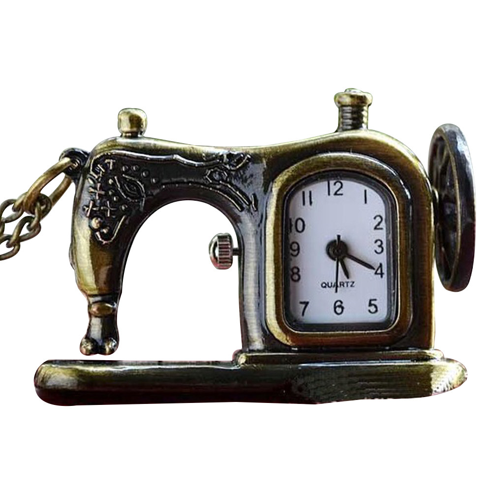 Men'S Formal Wear Watches - Vintage Pocket Watch Retro Sewing Machine
