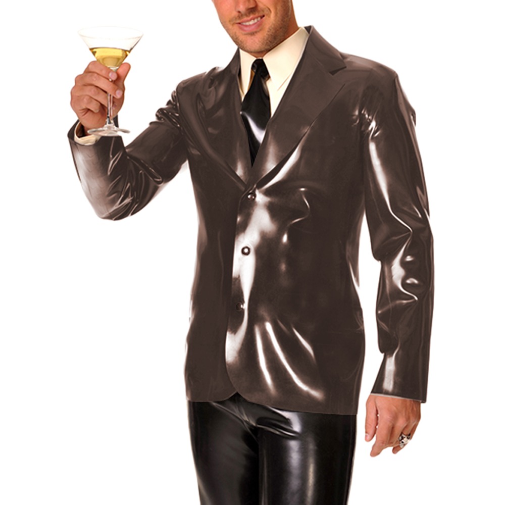 Men's Long Sleeve Vinyl PVC Le - Men Formal Wear Look review and price