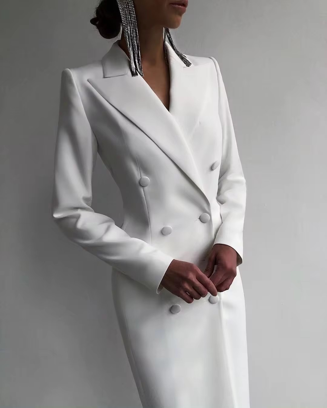 Autumn White Double Breasted W - Men Formal Wear Wedding Guest review and price