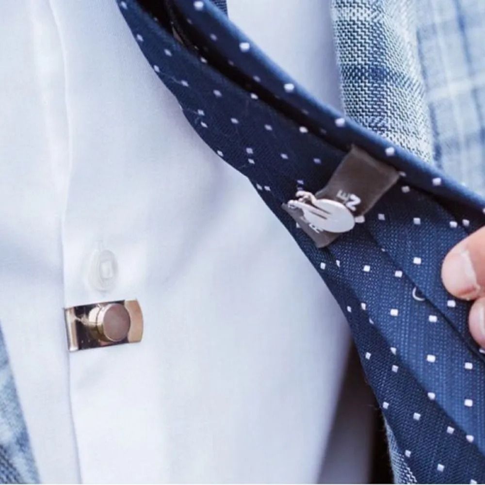 New Invisible Tie Stay Clips A - Collar Stay Metal review and price