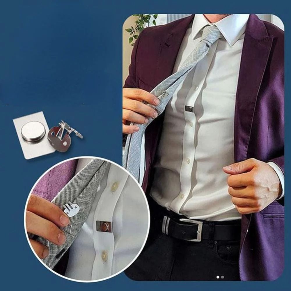New Invisible Tie Stay Clips A - Collar Stay Metal review and price
