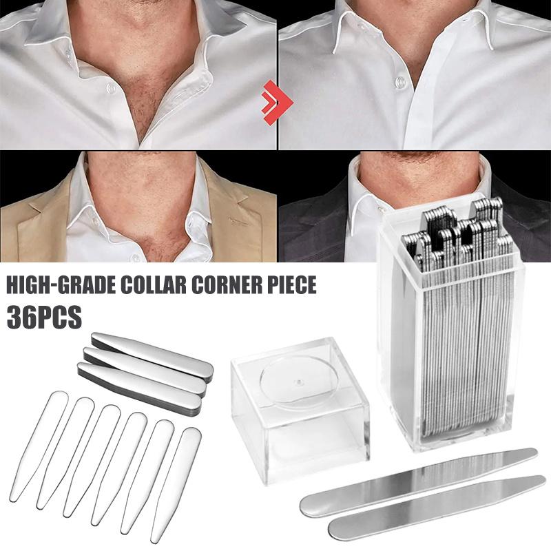36pcs Stainless Steel Shirt Co - Collar Stay Metal review and price