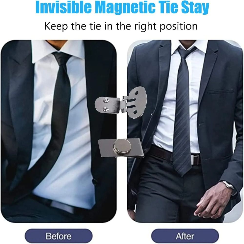 New Invisible Tie Stay Clips A - Collar Stay Metal review and price