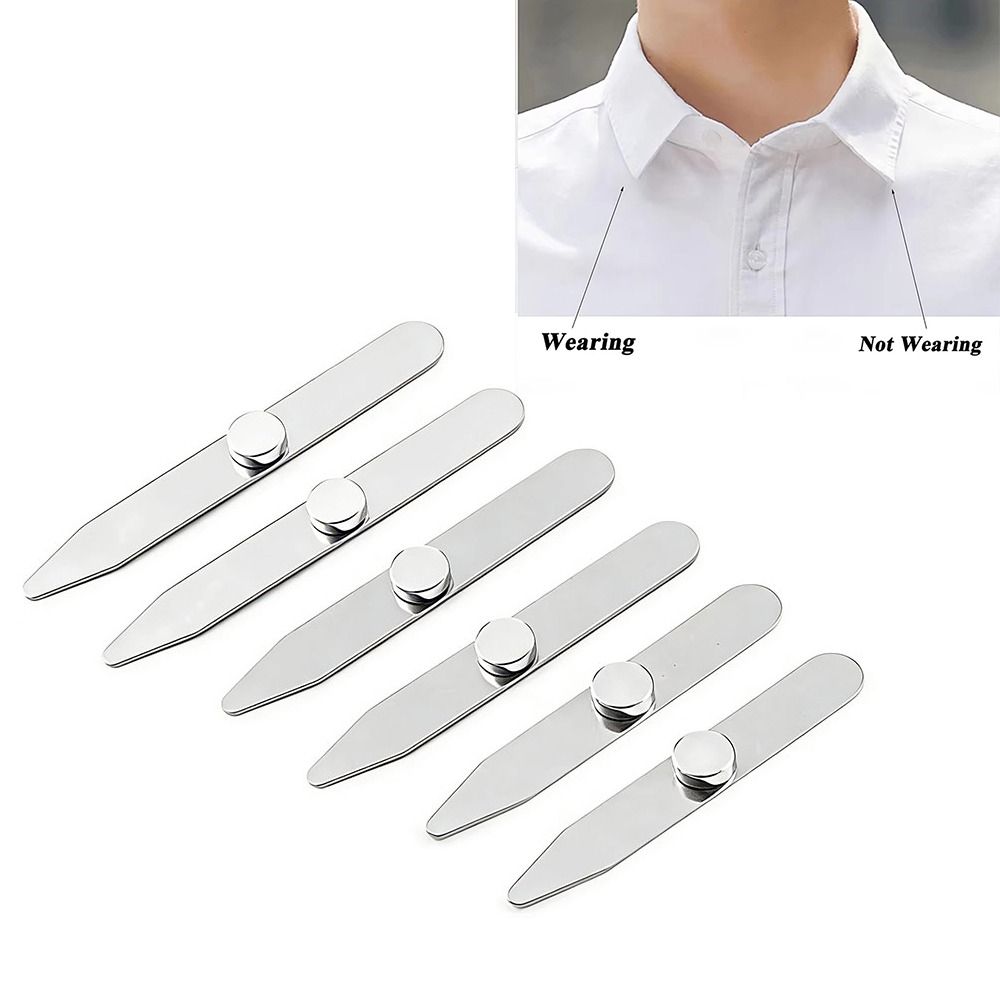 6Pcs Durable Stainless Steel C - Collar Stay Metal review and price