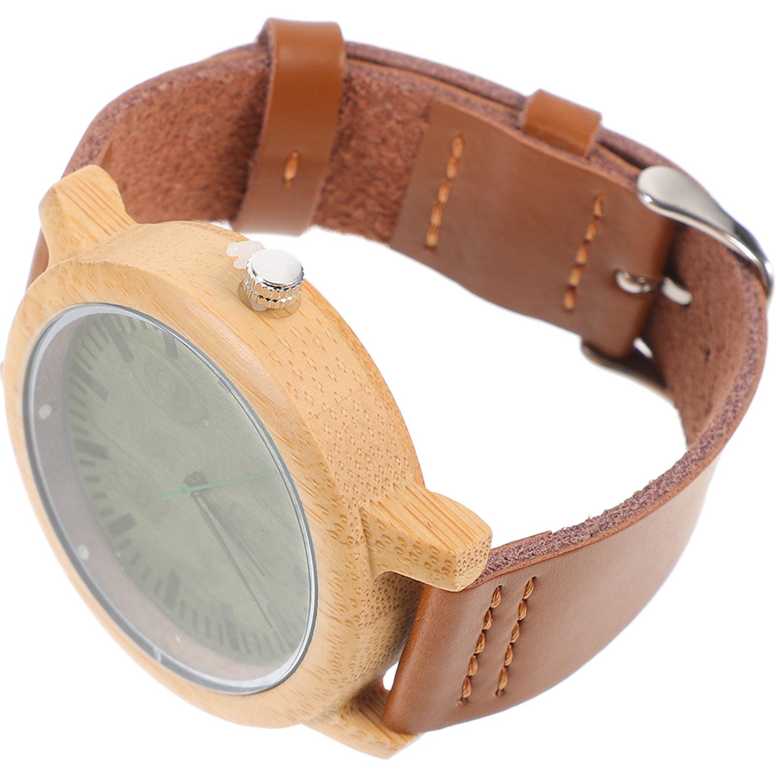 1Pcs Wooden Bamboo Watch for M - Men'S Formal Wear Watches review and price