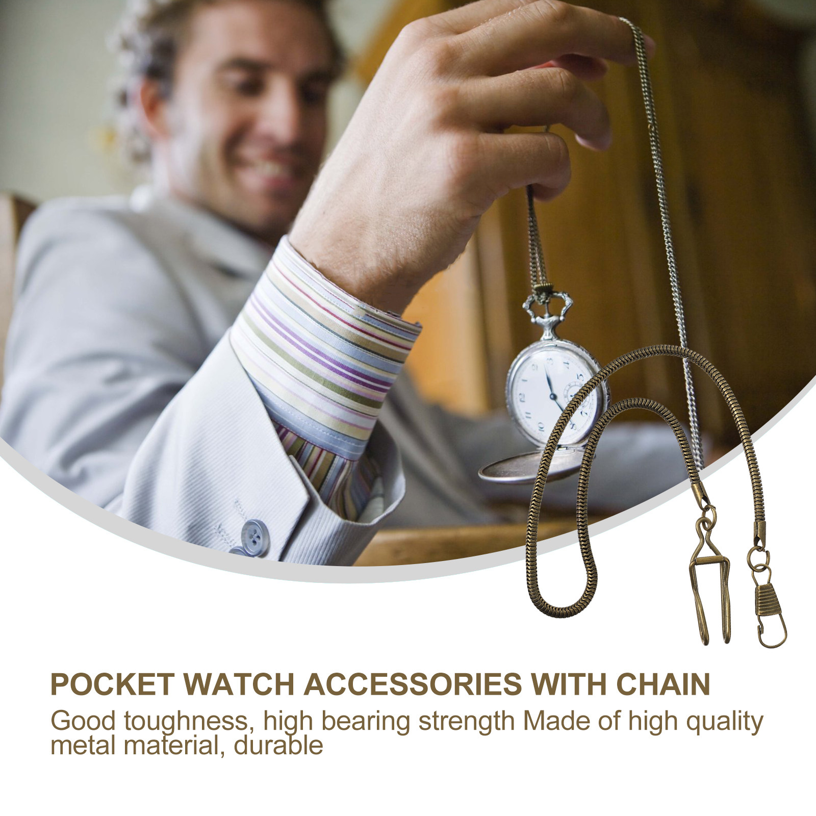 1Pcs 37Cm Vintage Pocket Watch - Men'S Formal Wear Watches review and price