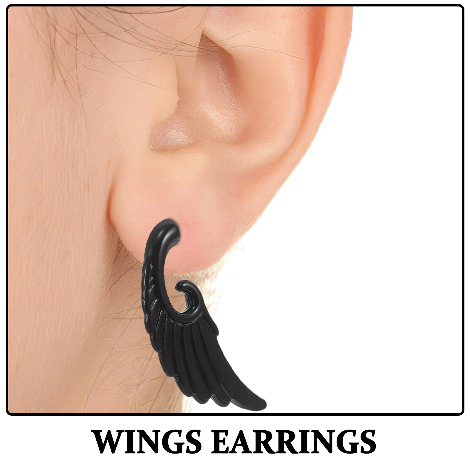1Pair Acrylic Men Earrings Sle - Men'S Hip Formal Wear review and price