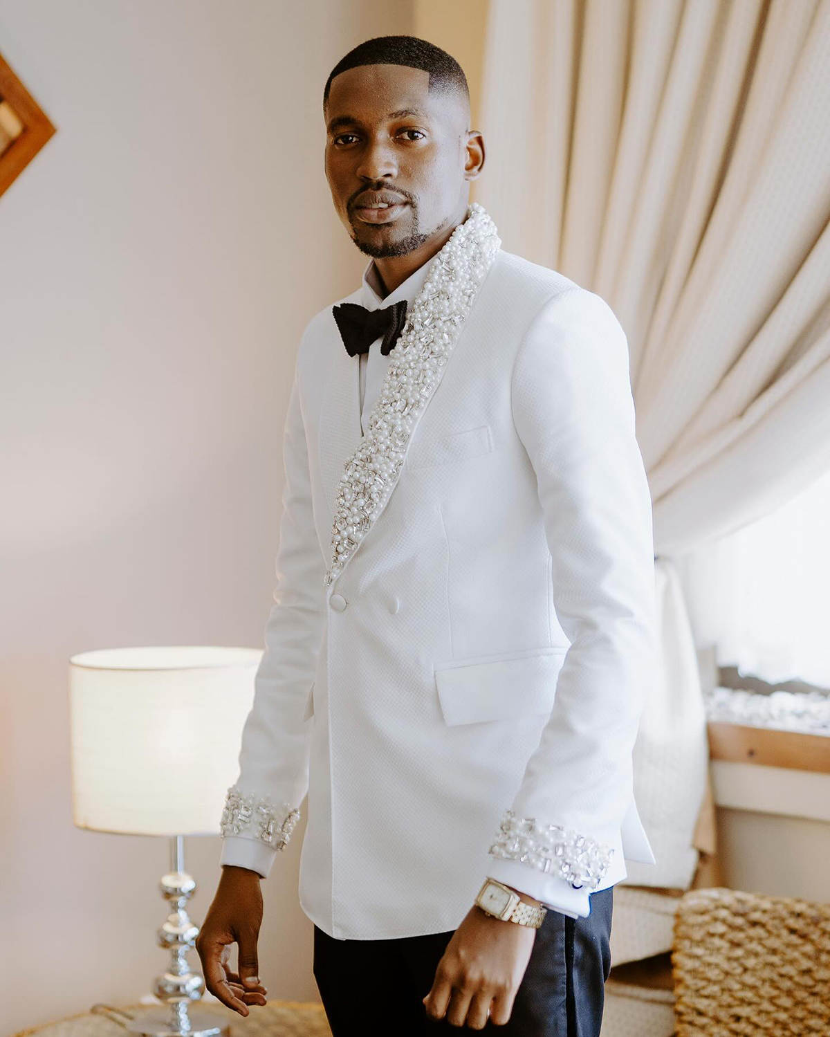 White Men Wedding Tuxedos 2 Pi - Men Formal Wear Wedding Guest review and price